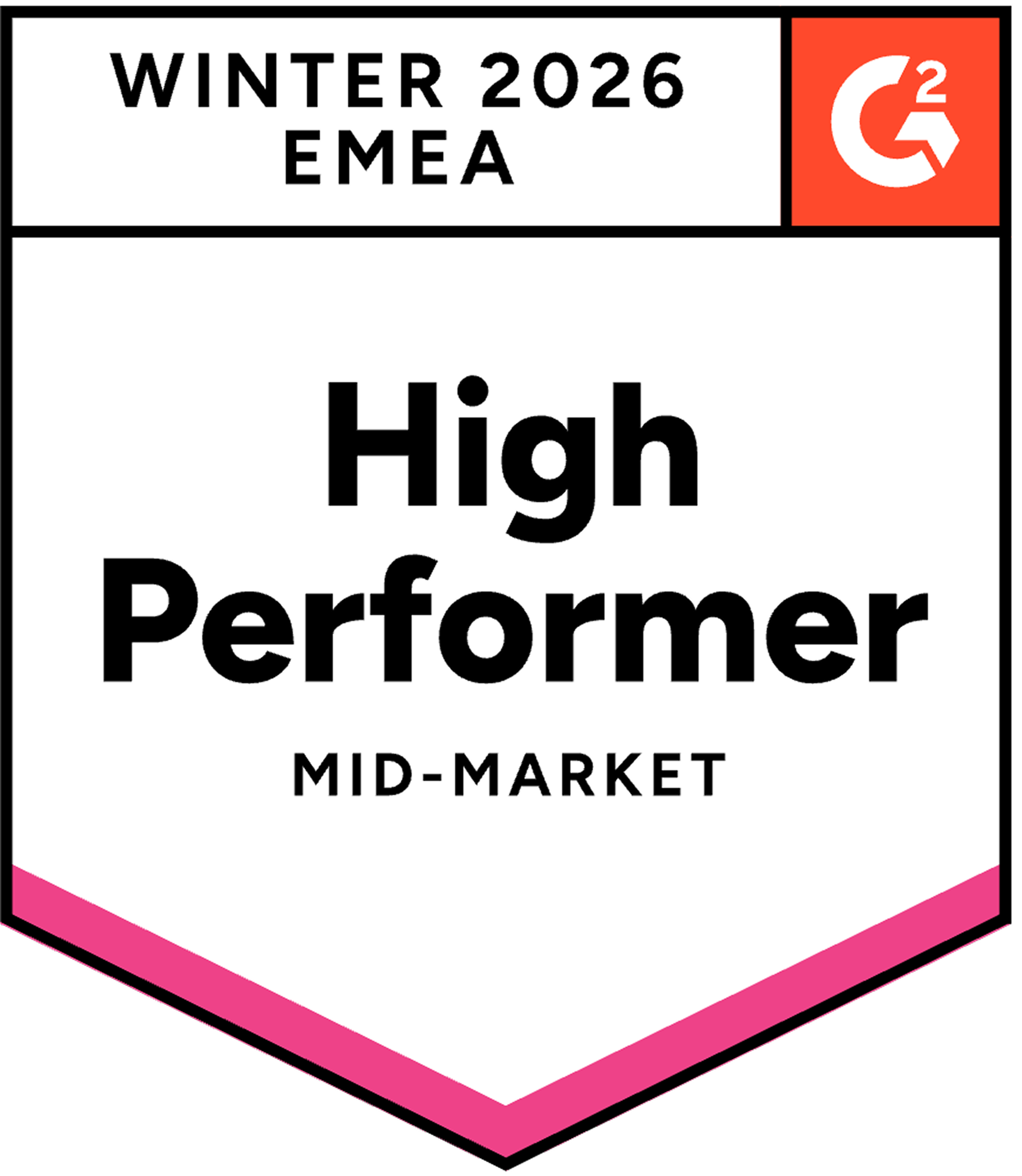 G2 Winter 2026 EMEA High Performer Mid-Market
